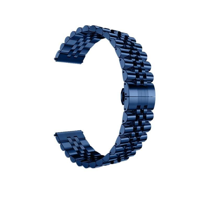 Metal Smartwatch Band for daily smartwatch wear and replacement strap Blue Home Use Travel Use Outdoor Use Portable Use Routine Use Personal Use - Image 1