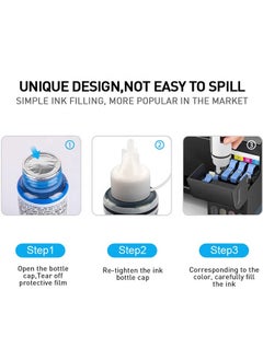 NexNova Generic Ink Set 664 for Epson for EcoTank Printer L210 L220 L300 L355 L365 L555 L1300  - Image 2