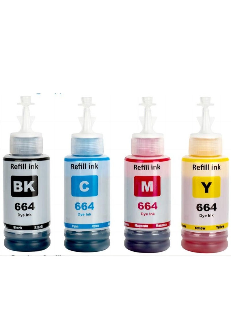 NexNova Generic Ink Set 664 for Epson for EcoTank Printer L210 L220 L300 L355 L365 L555 L1300  - Image 1