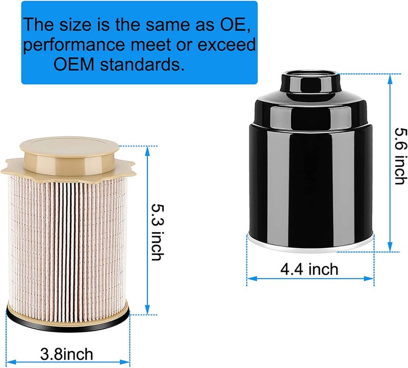 KAKO 6.7 Cummins Fuel Filter Water Separator for Dodge Ram 2500 3500 4500 5500 (2013-2018) - Image 2