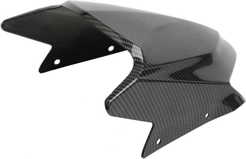 Minho Motorcycle Windshield for Honda Grom MSX 125 (2013-2016) - Carbon Fiber Pattern - Image 3