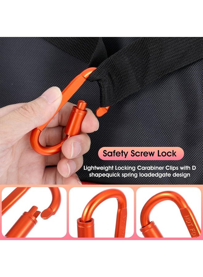 Oasisgalore 3-inch Aluminum D-Ring Carabiner Clips, 4 Pack, for Outdoor Camping & Hiking  - Image 4
