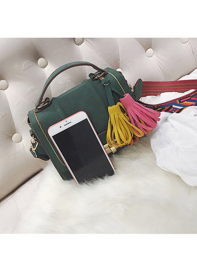 Vintage Pattern Handbag Green - Image 4