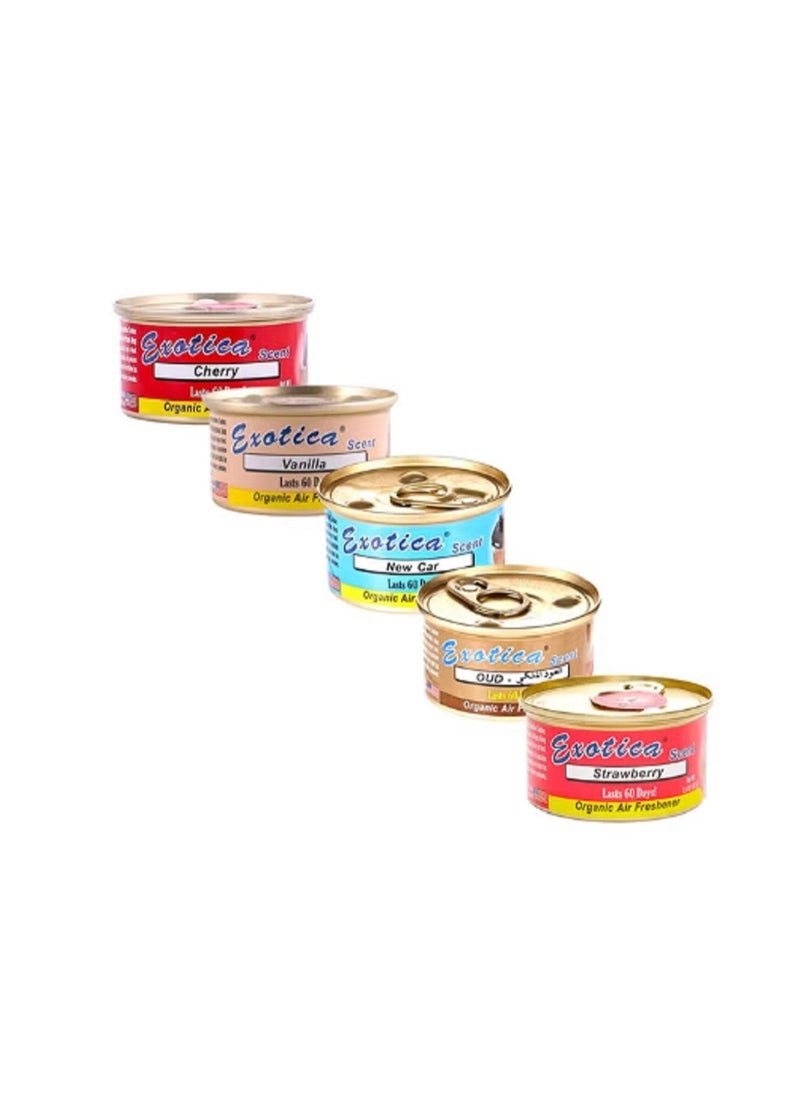 EXOTICA Air freshener set of 5 pieces  - Image 1