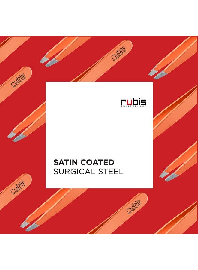 Rubis Ruby Switzerland Tweezer Classic Satin Orange, 1K1617 - Image 3