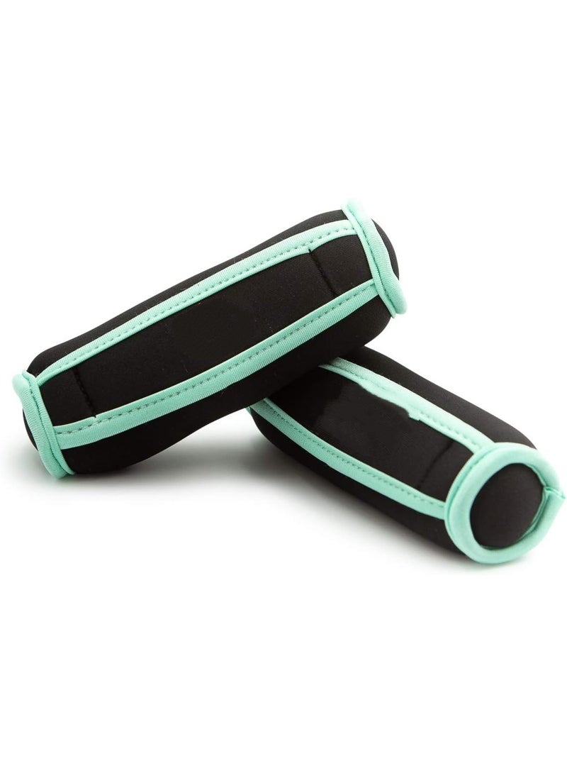 Soofam Hand Weights for Women Men 1lb 2lbs 3lbs 4lbs Soft Dumbbells , 2 sets. Detachable Walking Weight for Aerobics, Jogging, Running - Image 1