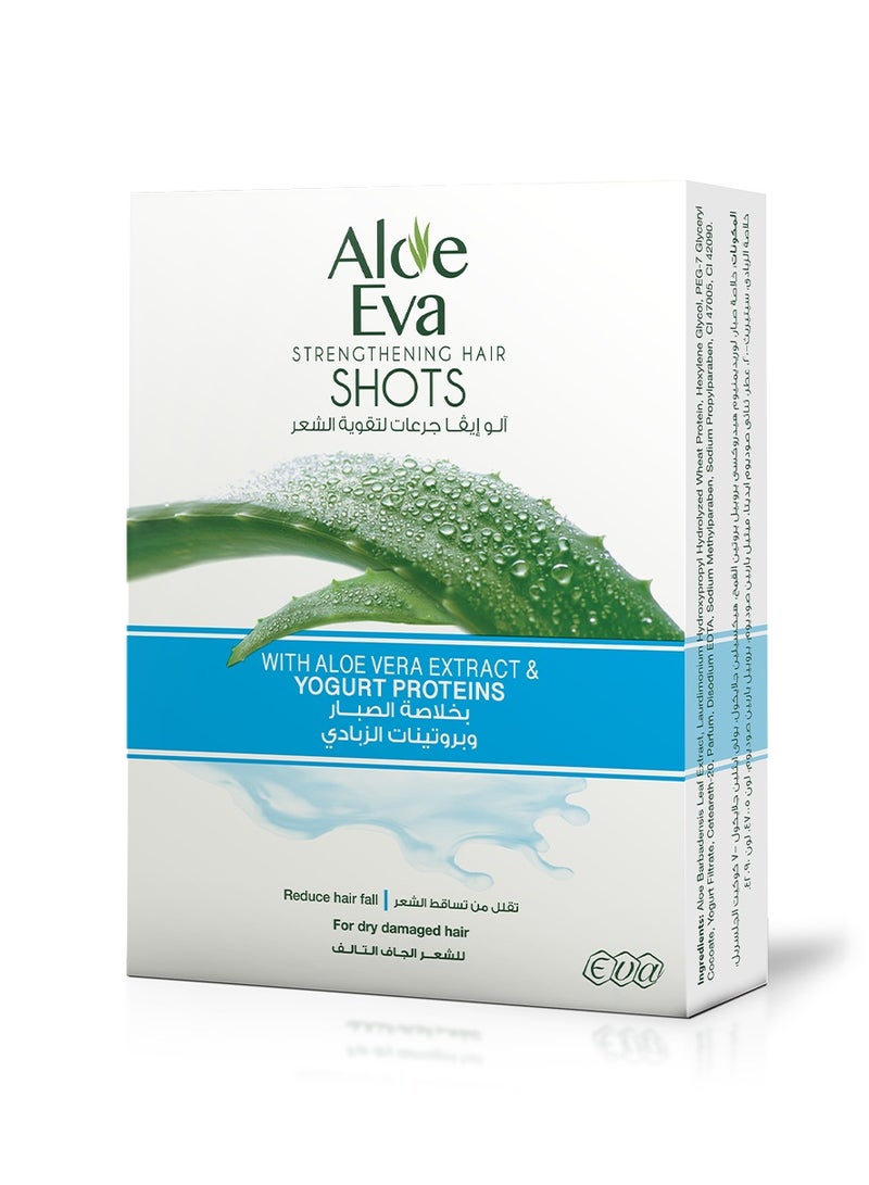 Eva أمبولات تقوية الشعر بالألوة فيرا وبروتينات الزبادي (4 أمبولات) - Image 1