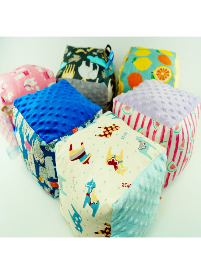 Baby Rubik's Cube Bean Ball Newborn Baby Pacifying Toy Puppet-Color:Green Pony - Image 4