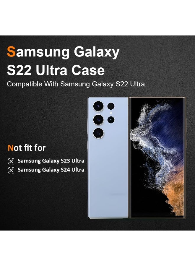 Houmt Samsung Galaxy S22 Ultra Clear Case Cover Slim Crystal Clear Full Transparency Shockproof Cover For Samsung Galaxy S22 Ultra - Image 2