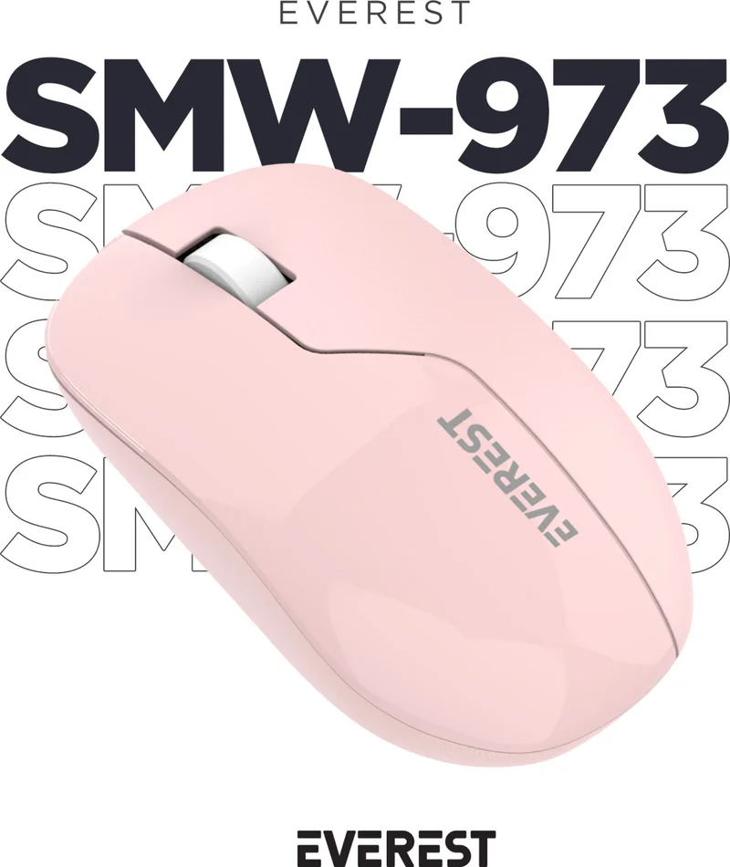 Everest SMW-973 USB Pink 2.4ghz Wireless Mouse