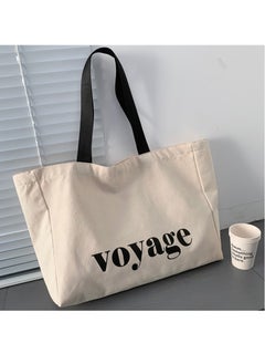 Generic Women's Shoulder Tote Bag Canvas Handbag For Women Large Capacity Bucket Bag Fashionable Travel Messenger Shoulder Bag for Ladies Girls College Students  - Image 2