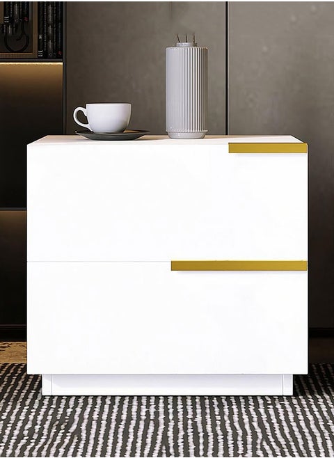 NightStand,Bedside Tables with Storage Shelf and Drawer,Modern End Table Side Table,Bedroom Storage Cabinet,Wood Night Stand Sofa Side Table for Living Room Bedroom(50*42*60CM)