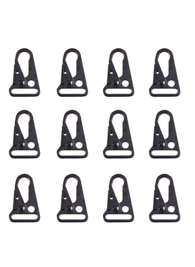 Generic Paracord Clips Enlarged Mouth Clips Hook Heavy Duty Sling Clasp Olecranon Hook Snap Hooks Sling Clips for Paracord Outdoors Bag Backpack Use Your Outdoor Enjoy a Relaxing Trip 12 Pack  - Image 1
