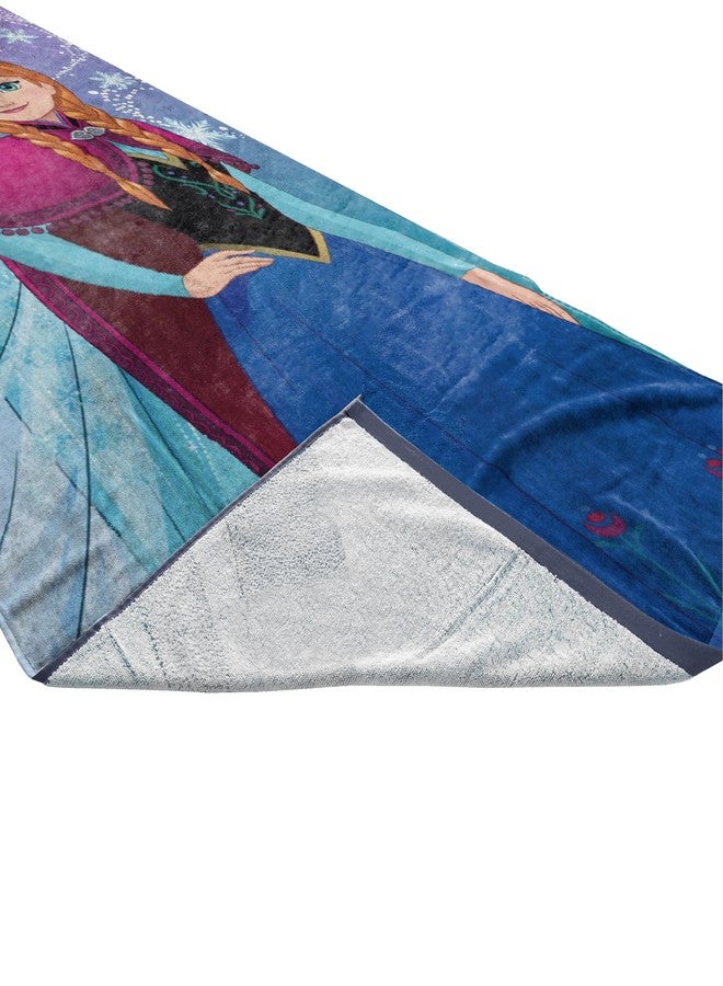 Jay Franco Frozen 2 Snowflake Sister Bath/Pool/Beach Towel, Multi 28” x 58” - Image 2