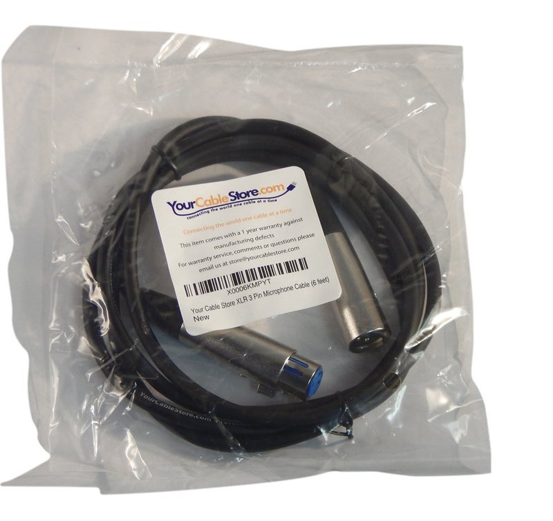 Your Cable Store XLR 3 Pin Microphone Cable (6 feet) - Image 2