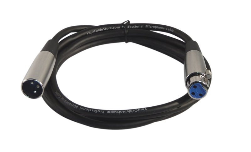 Your Cable Store XLR 3 Pin Microphone Cable (6 feet) - Image 1