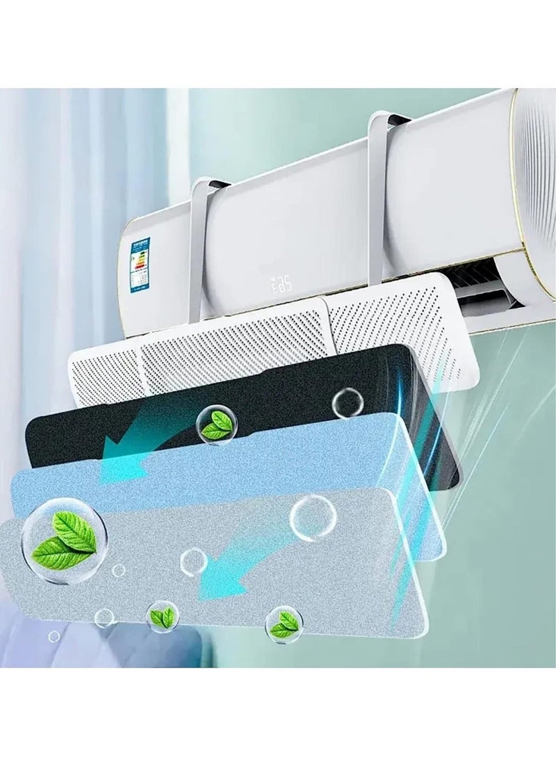 رايتشر حامي هواء مكيف الهواء  Air Conditioner Deflector، حاجز توجيه هواء التكييف، حامي قابل للتعديل لمنع تدفق الهواء مباشرة من مكيف الهواء، للاستخدام في المنزل والمكتب، حاجب هواء قابل للسحب لمكيف ال - Image 3