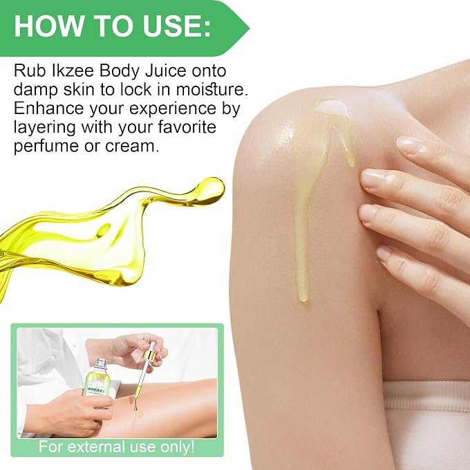 YOOJ Vanilla Cream Body Juice Oil, Deep Moisturizing Nourishing Body Oil, Long Lasting Vanilla Cream Fragrance Body Care Oil, Eliminates Odor, Ph Balanced, Natural Fruit Oil Infused Body Oil - Image 2