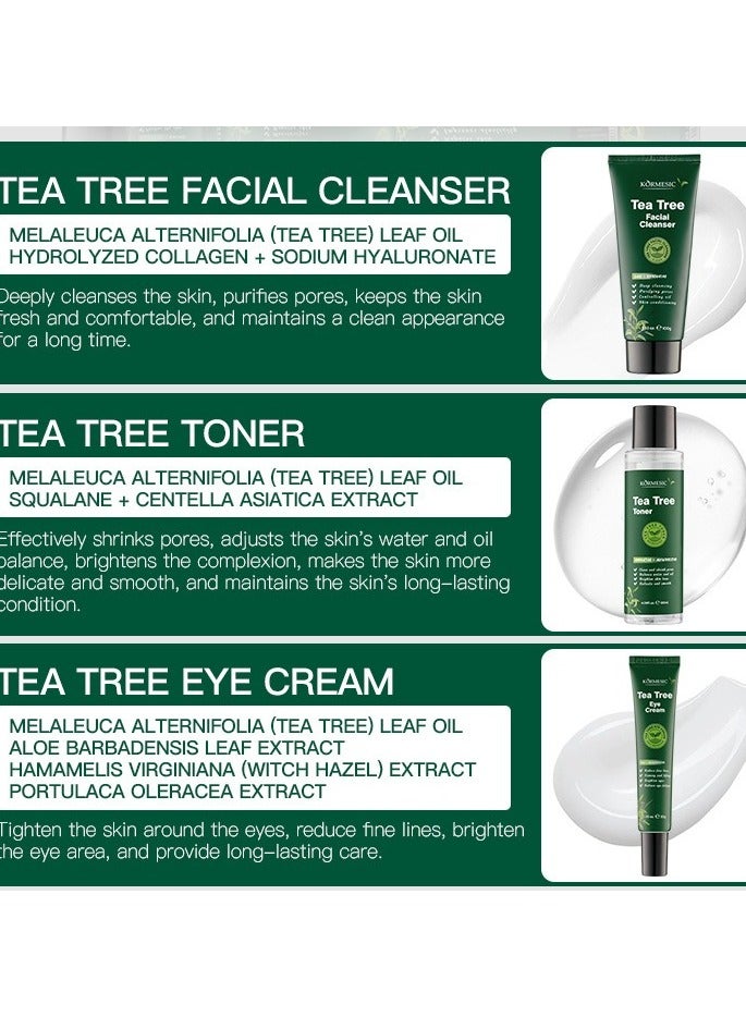 Kormesic شجرة الشاي منظف الوجه 100g تنظيف لطيف ، التحكم في الزيت وترطيب - Image 2