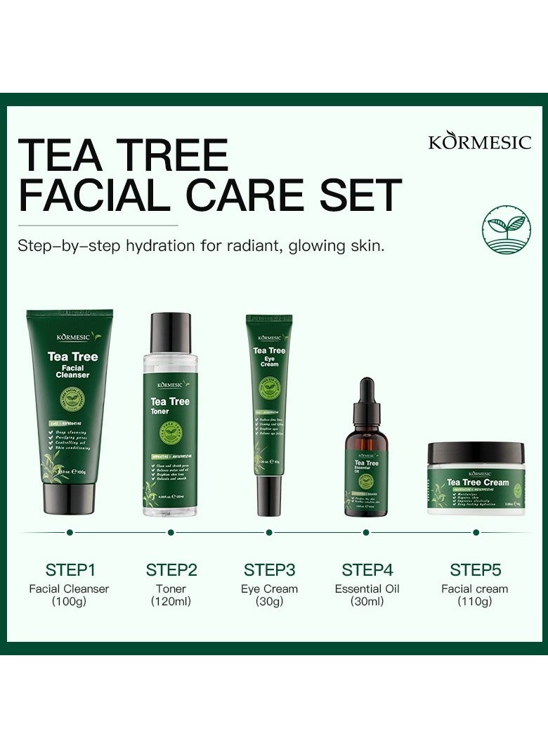 Kormesic شجرة الشاي منظف الوجه 100g تنظيف لطيف ، التحكم في الزيت وترطيب - Image 3