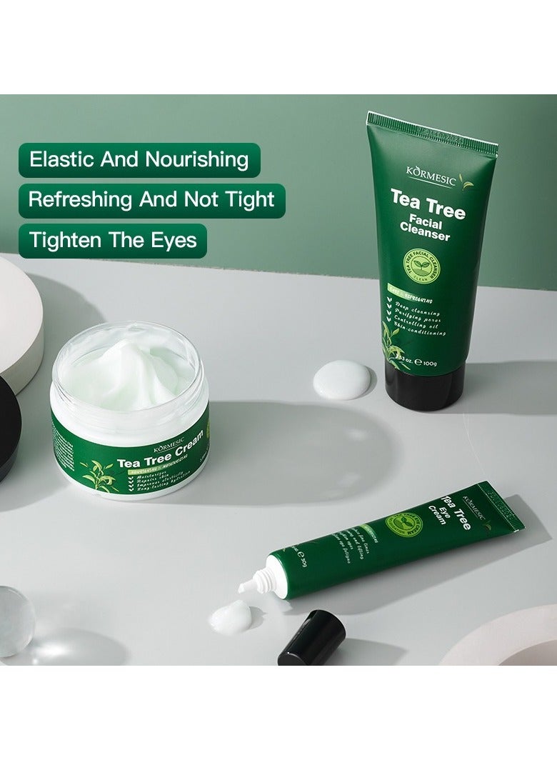 Kormesic شجرة الشاي منظف الوجه 100g تنظيف لطيف ، التحكم في الزيت وترطيب - Image 4