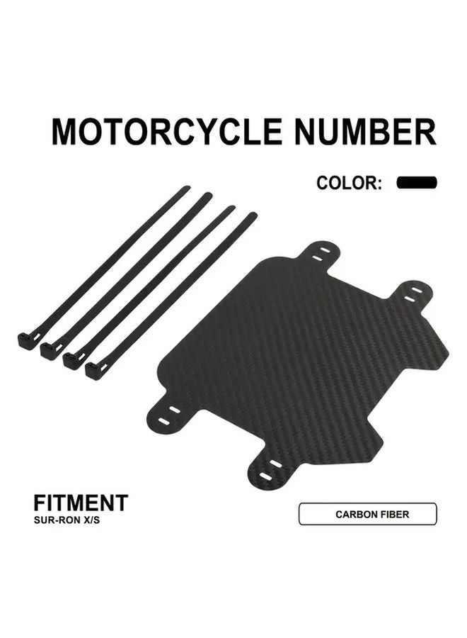 Carbon Fiber Front Number Plate Replaceable for Sur Ron Light Bee X3 X4 X160 X260 Electric Dirt Bike - Image 4