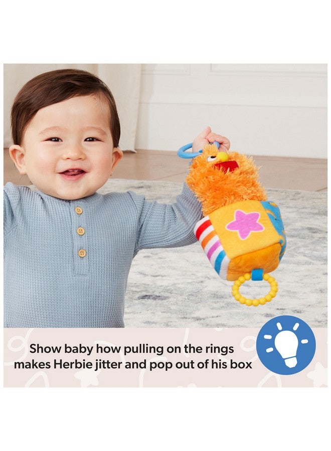 Ms. Rachel Official Herbie Sensory Take-Along Toy, Baby Swing & Baby Stroller Teething Toys w/Rattle & Clip, Toddler Toys for Girls & Boys Ages 3 Months to 1+ - Image 3