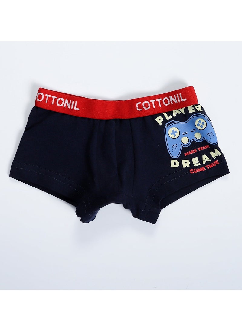 COTTONIL Pack of 3 Cotton Turbo Boxer For Boys  - Image 4