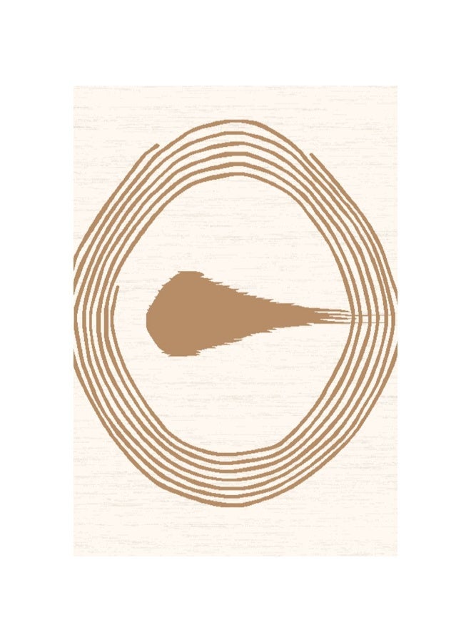 DANUBE HOME La Perle Modern Abstracts Rug |Washable Modern Rugs Style | Polypropylene+Polyester Area Rug Floor Covering | Indoor Carpet For Living Room Dining Bedroom 160X230cm-White Rust-231200400525 - Image 4