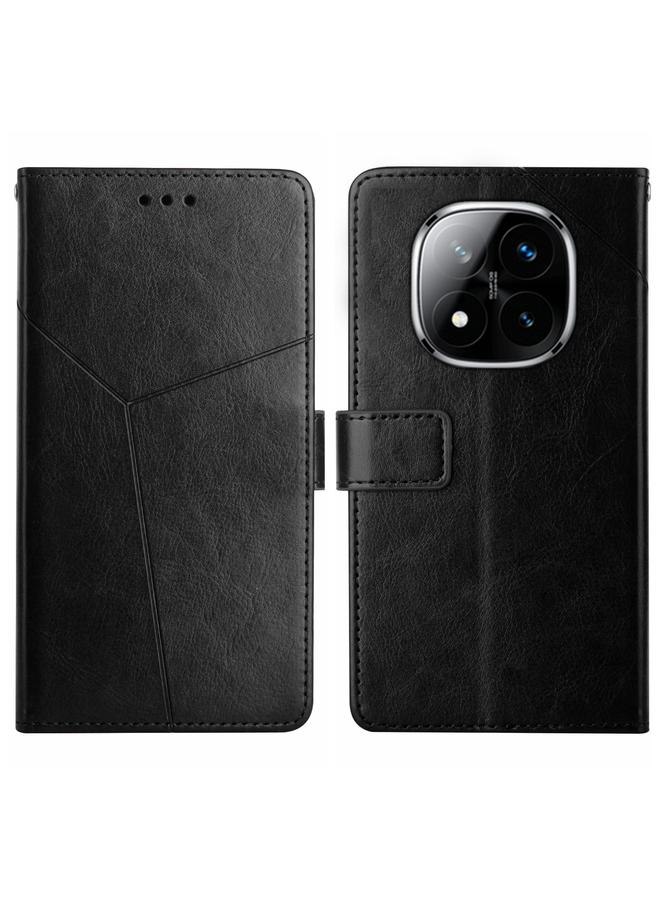 S-TOP Case For Redmi Note 14 Pro+ 5G Y-shaped Pattern Flip Leather Phone Case - Image 1