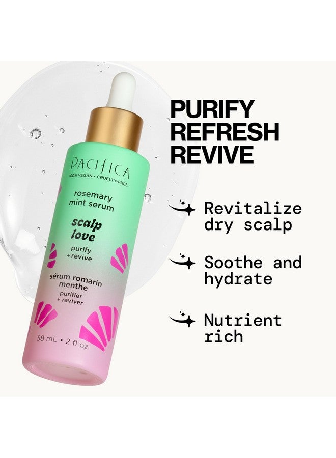 باسيفيكا سيروم فروة الرأس من باسيفيكا - سيروم إكليل الجبل والنعناع المنعش لفروة الرأس - علاج لفروة الرأس الجافة والحكة مع خلاصة بندق الساحرة لترطيب فروة الرأس وإزالة السموم منها، نباتي وخالٍ من القسوة، 2 أونصة - Image 5