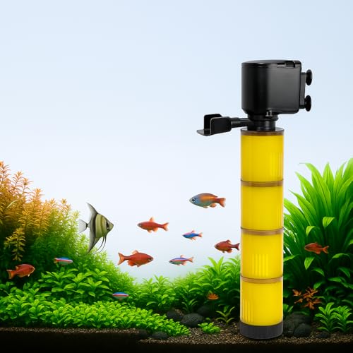 VAYINATO RS Electricals RS-3320F Liquid 4 Layer Sponge Internal Filter | Suits Up to 3 Feet Aquarium Fish Tank | Power : 30W | Output : 1800 L/H - Image 1