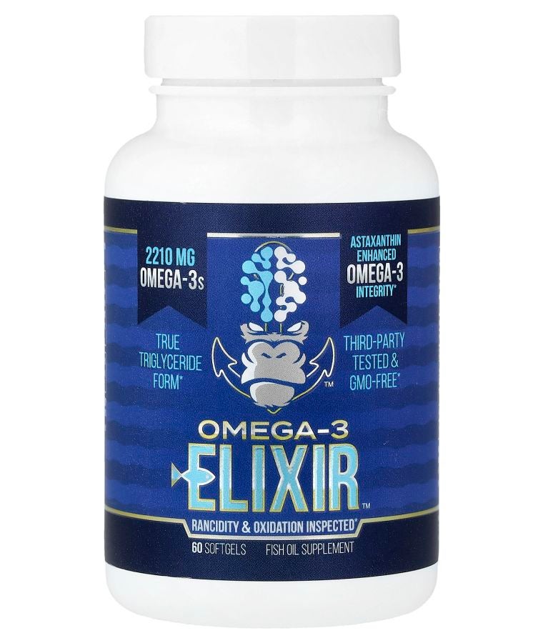 Gorilla Mind Omega-3 Elixir™ 60 Softgels