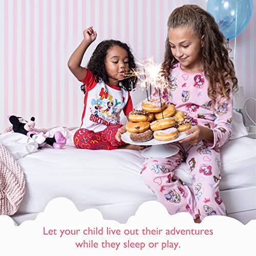 Disney Girls' Princess 3-Pack Nightgown, GIRLS RULE 3, 4 - Image 2