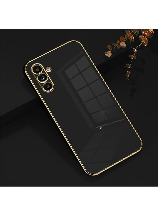 Unique Compatible with Samsung Galaxy A14 5G Case Silicone,Shockproof Accessories Samsung A14 5G Phone Case Slim Protective White Cover (Black) - Image 2