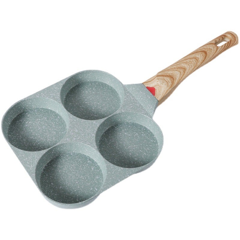 Fried Egg Pan Maifan Stone Pan Non-Stick Pan Household Four-Hole Pan Mini Breakfast Pan Fried Egg Artifact Small Pancake Pan - Image 5