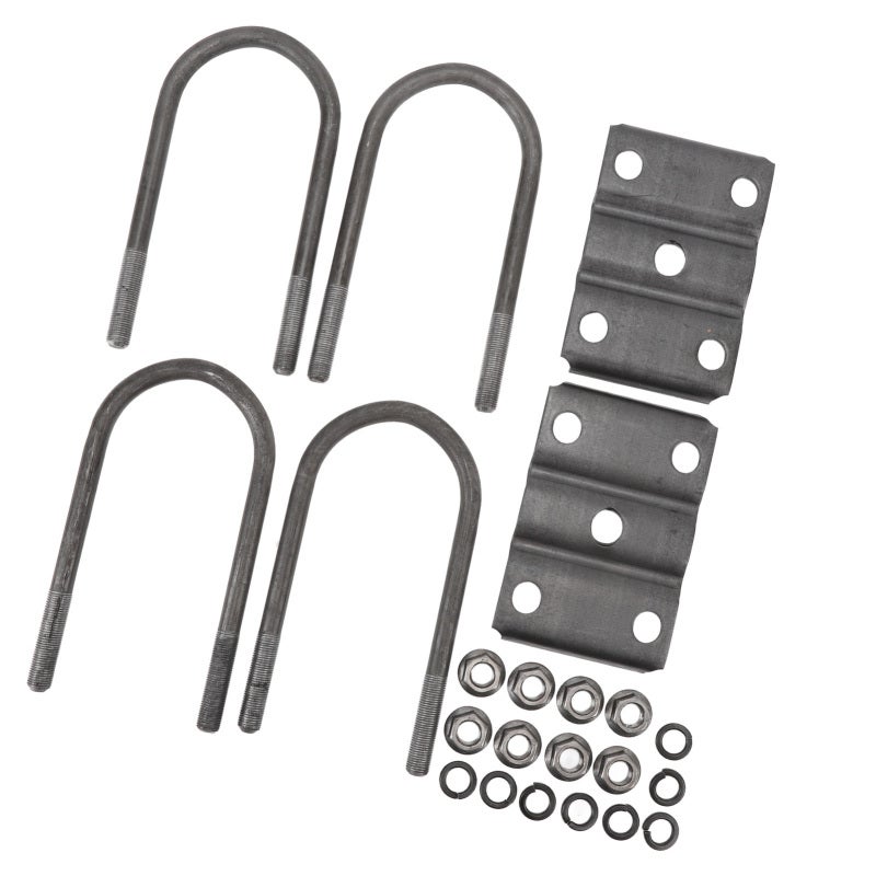 Trailer U Bolt Kit: Heavy Duty Rolled Steel, 1/2In Diameter 7In Long U Bolts With 2 Tie Plates - Enhanced Load Capacity, High Compatibility U Bolts For Leaf Springs For 3In Round 5200Lbs To 7000Lbs Tr - Image 2