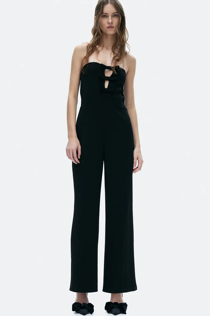 H&M Bow-front bandeau jumpsuit