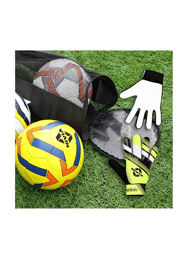 نيفيا قفازات يد لحارس المرمى إير سترايك مع قبضة | صغير : صغير | للرجال والنساء | لكرة القدم، كرة القدم حراسة المرمى - Image 5