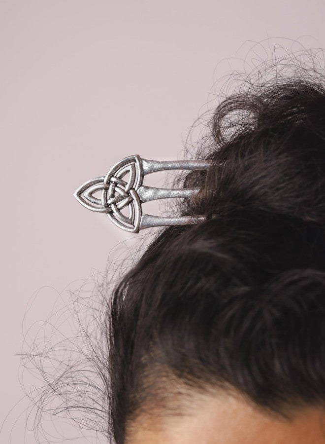 HAQUIL Celtic Knot 2 Sticks Hair Stick Vintage Antique Jewelry - Image 4