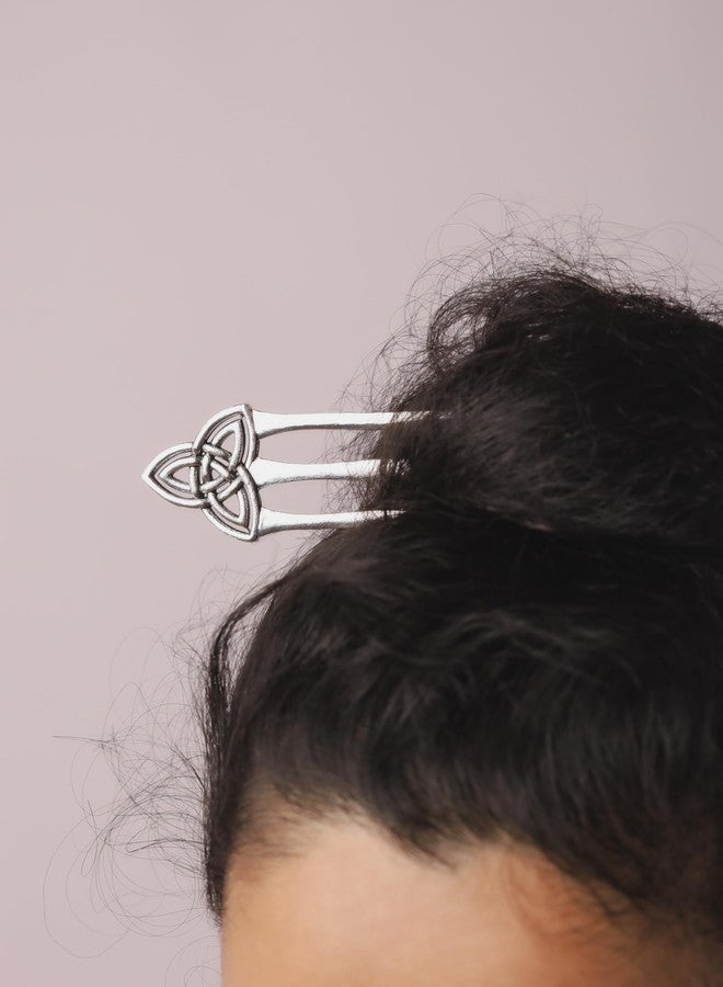 HAQUIL Celtic Knot 2 Sticks Hair Stick Vintage Antique Jewelry - Image 3