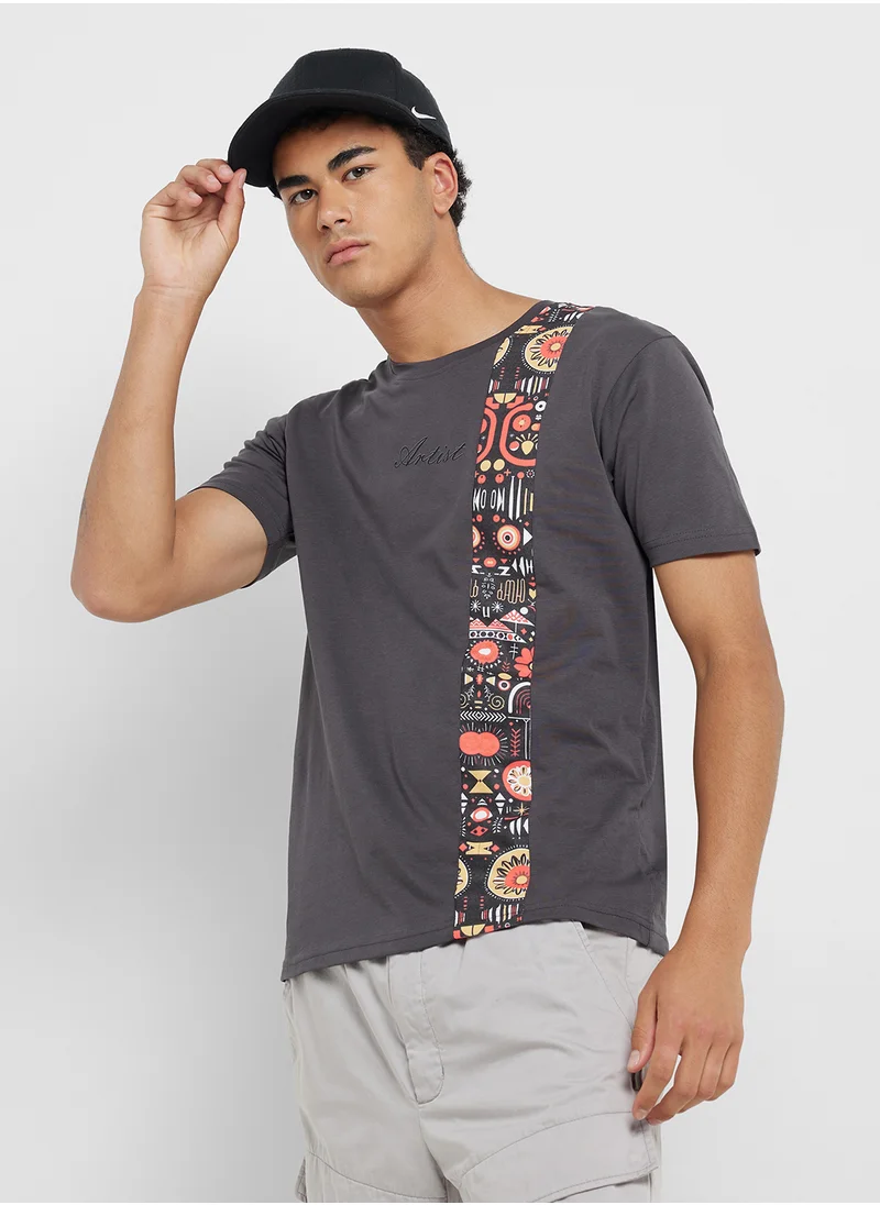 سفنتي فايف Crew Neck T-Shirt