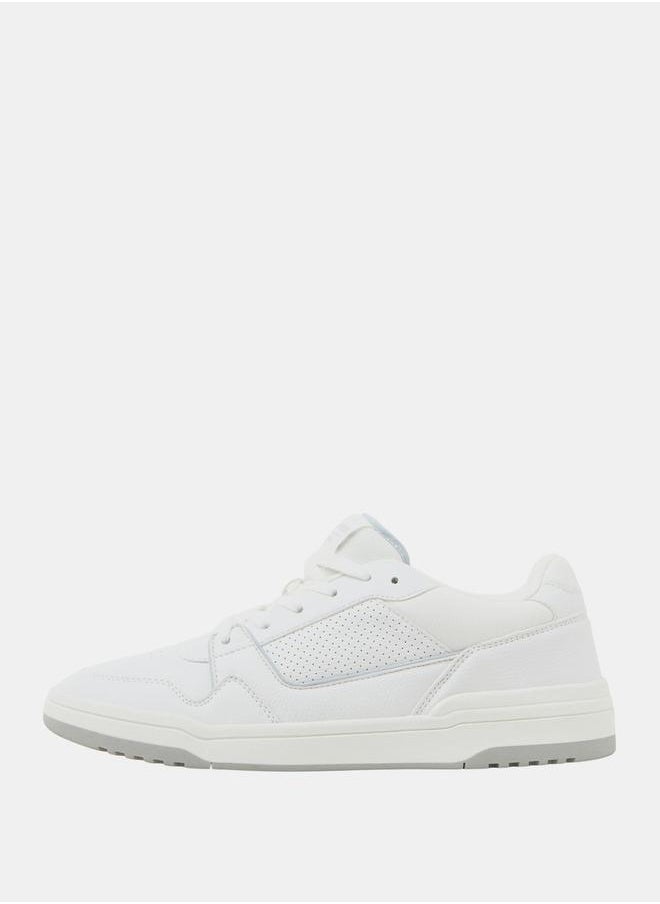 JACK & JONES - Stitch Detail Lace Up Sneakers - Image 1