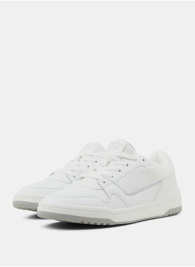 JACK & JONES - Stitch Detail Lace Up Sneakers - Image 1