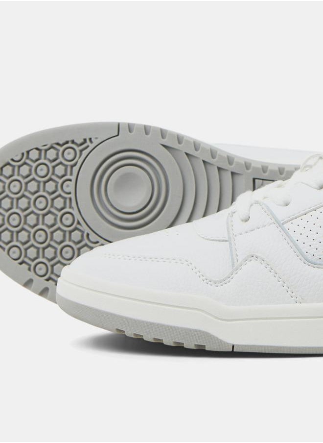 JACK & JONES - Stitch Detail Lace Up Sneakers - Image 1