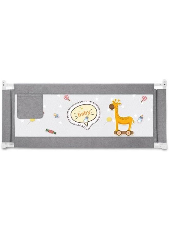 حاجز سرير للأطفال لحظائر اللعب وأسِرّة الأطفال – جهة واحدة – مقاس 150 سم - Image 1