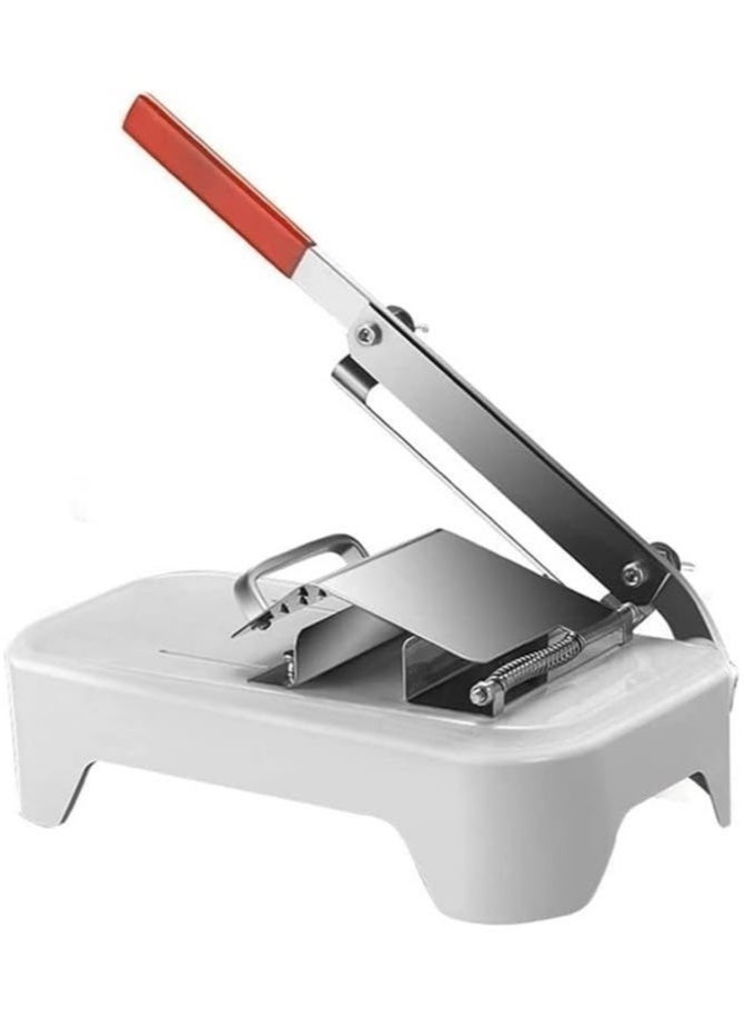 منزل الغابة قطاعة لحوم مجمدة يدوية من الستانلس ستيل للاستخدام المنزلي والمطبخ للاستخدام التجاري لتقطيع اللحم البقري ولحم الضأن لمحبي الاواني الساخنة - Image 2