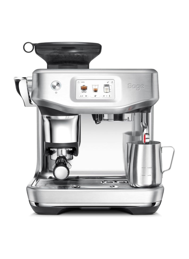 Sage The Barista Touch Impress with Cold Extraction - Bean to Cup Coffee Machine with Grinder and Milk Frother, Brushed Stainless Steel - UAE Version, 2 Year Manufacturer Warranty  - Image 1