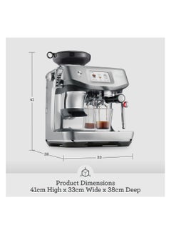 Sage The Barista Touch Impress with Cold Extraction - Bean to Cup Coffee Machine with Grinder and Milk Frother, Brushed Stainless Steel - UAE Version, 2 Year Manufacturer Warranty  - Image 2