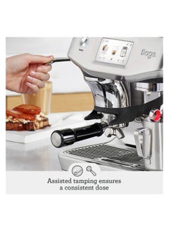 Sage The Barista Touch Impress with Cold Extraction - Bean to Cup Coffee Machine with Grinder and Milk Frother, Brushed Stainless Steel - UAE Version, 2 Year Manufacturer Warranty  - Image 5